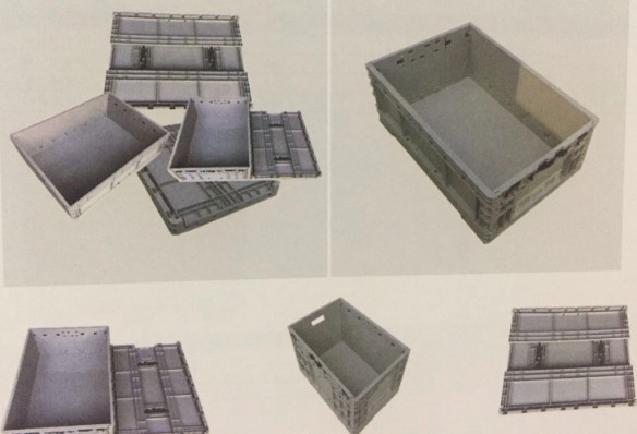 EUO4633 Plastic Folding Box 600*400*340mm