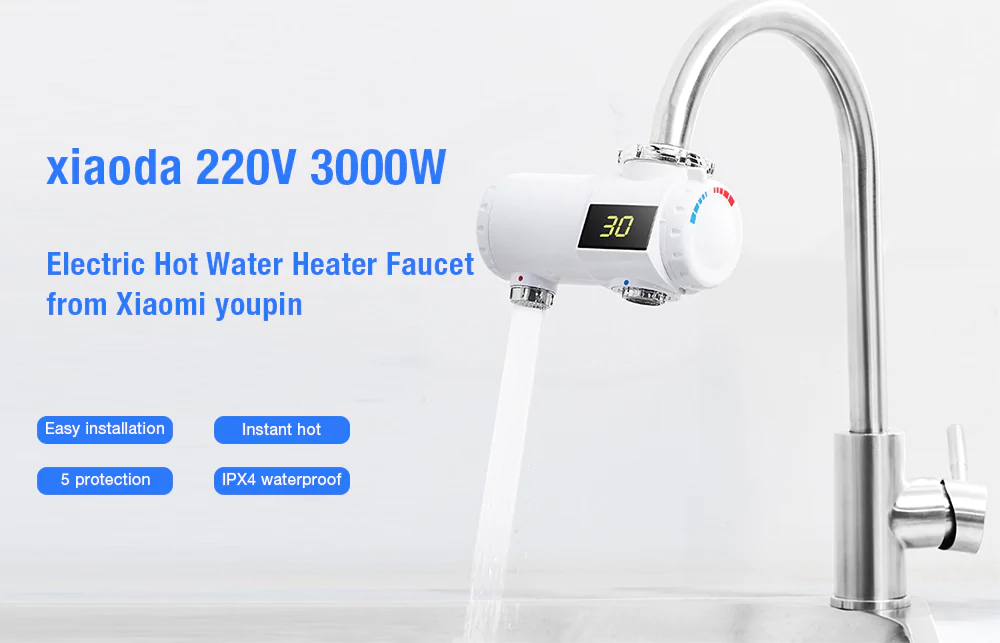 ELECTRIC HOT WATER HEATER FAUCET FROM XIAOMI YOUPIN