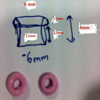 T-85 Collar Dark Red (95 Grade)