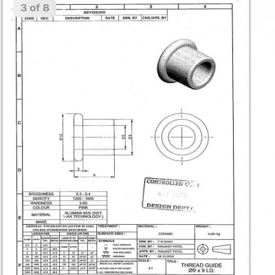T-264 Collar 9x9 Pink