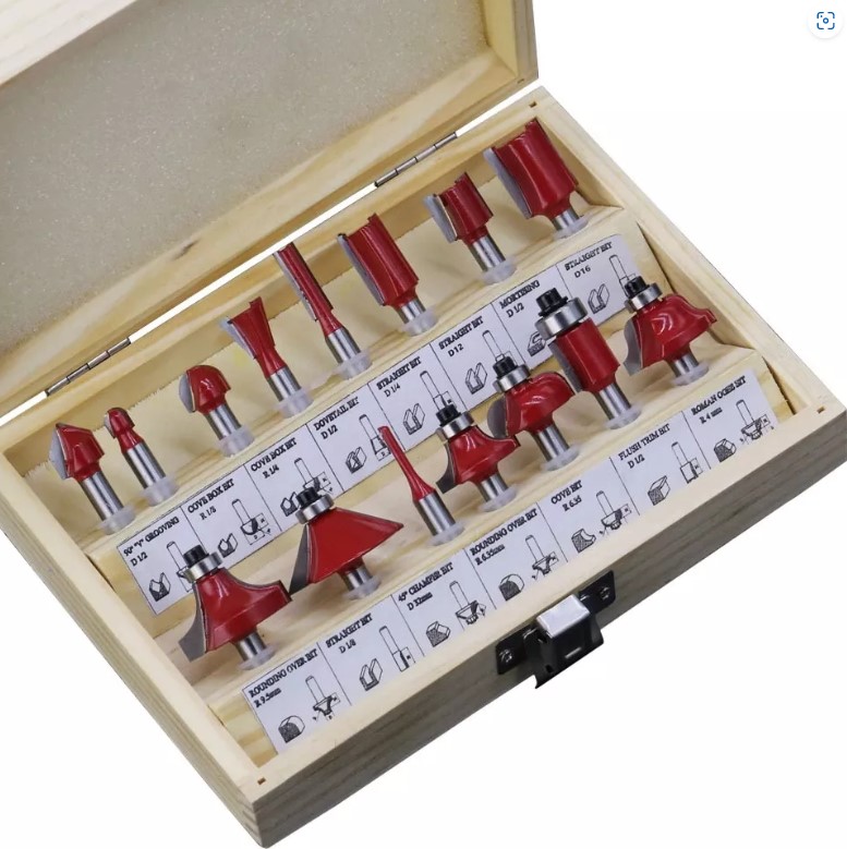 Woodworking Milling Cutter Set Wood Cricut Tools 