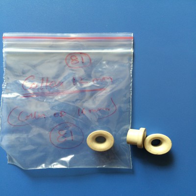 T-115 Collar 12mm Fitting, OD 16 (Yellow)