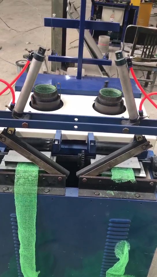 Plastic Scrubber Making Machine 