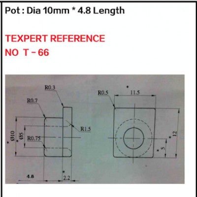T-66 10mm Pot Gd (99 Grade)